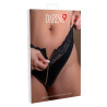 DARING Intimates Tanga Zippé WETLOOK Noir